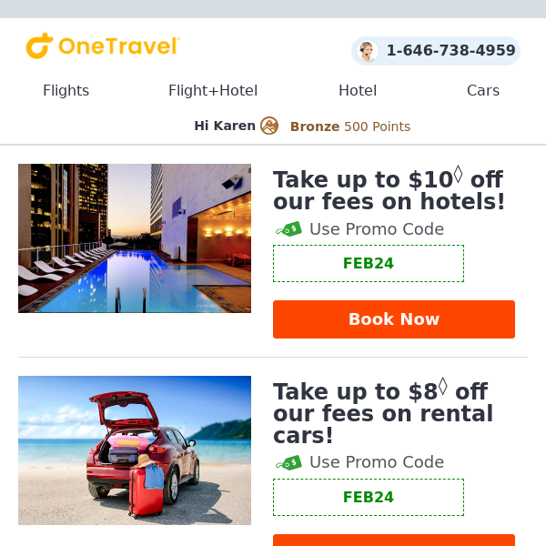 One hotsell travel deals