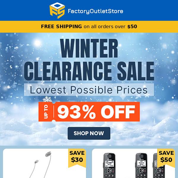 Hi  , Checkout Winter Clearance Sale - Up to 93% OFF