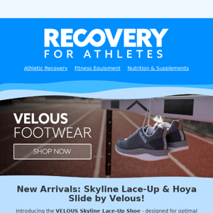 New Arrivals: Skyline Lace-Up & Hoya Slide by Velous!