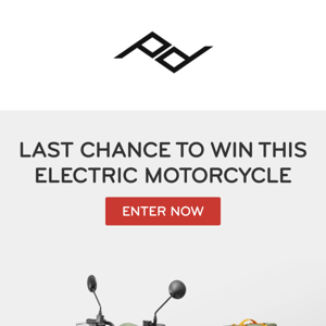 Last Chance at a Free Electric Motorcycle