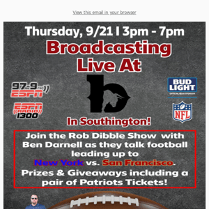 Join Us for a LIVE ESPN BROADCAST! - Plan B Burger Bar