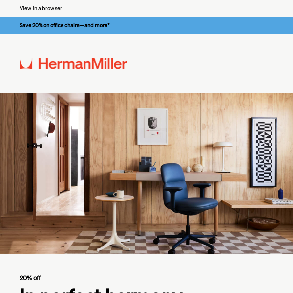20% off the Asari Chair by Herman Miller