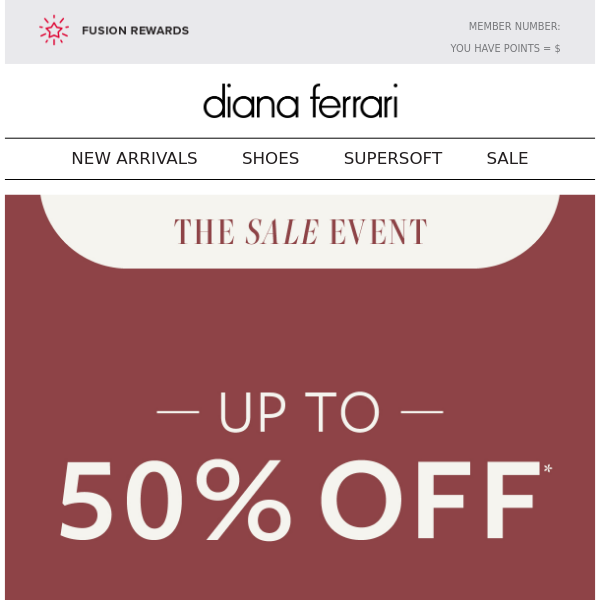 The Sale Event | Up to 50% Off*