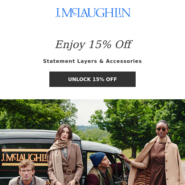 Say Hello to 15% Off