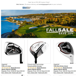 Save 25% - Sale for Fall