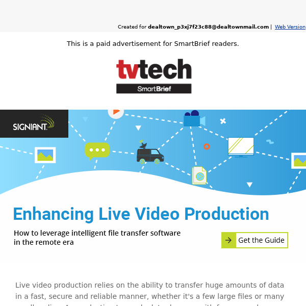 Live video production: Doing more with fewer people on site