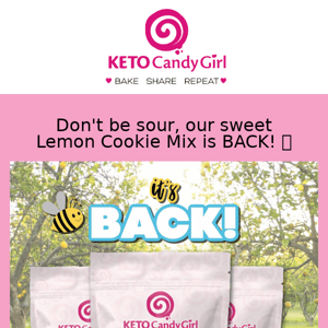 Don't be sour, our sweet 🍋 lemon cookie mix is back!