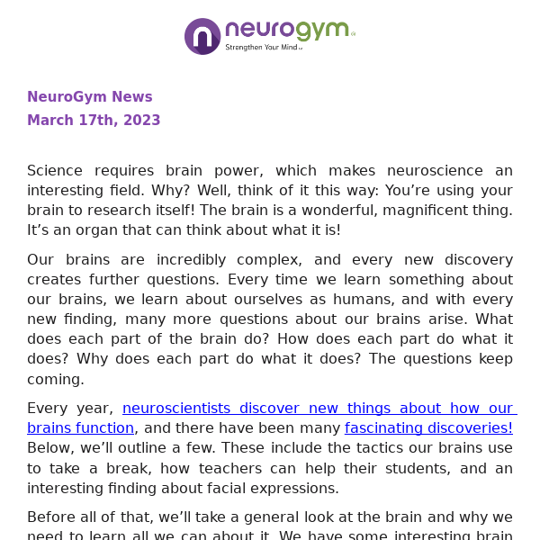 Important Brain Discoveries and Why We Need Brain Science