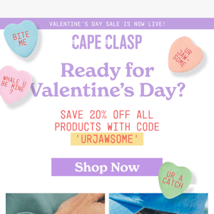 [20% Off!] Are You Ready for Valentine's Day? 💜