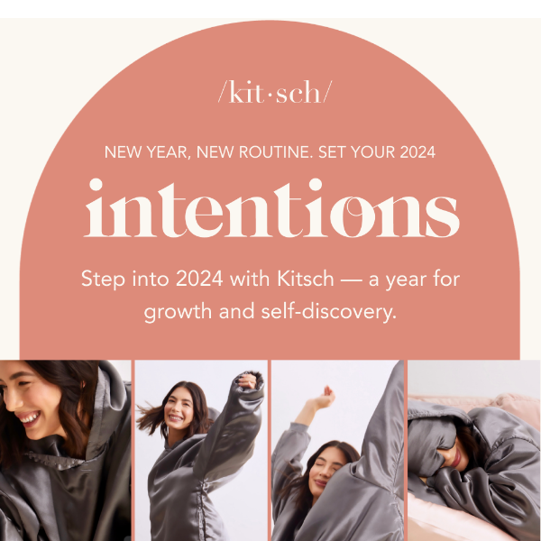 Set your 2024 Intentions & Embrace Self-Care with Kitsch! 🧘‍♀️