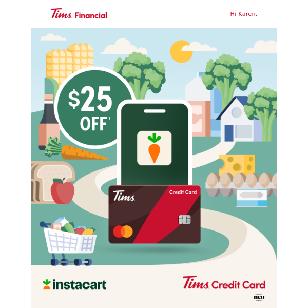 Insta-savings! Get $25 off Instacart