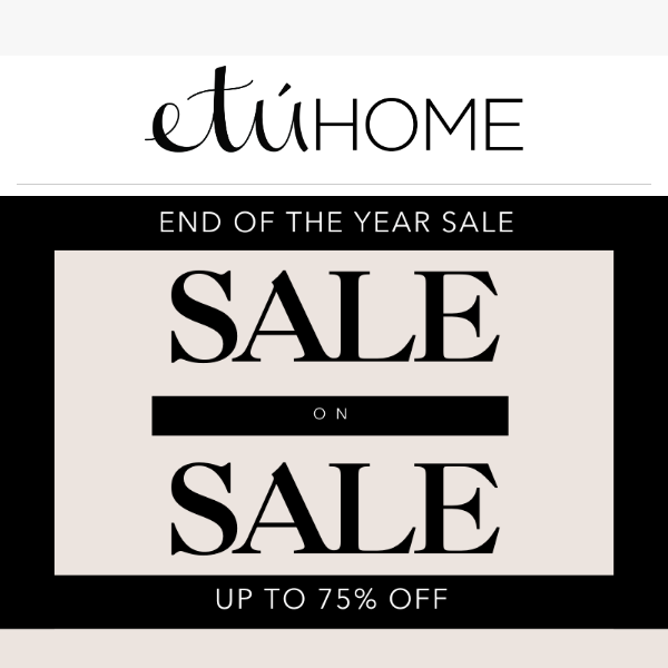Don't Miss The End Of The Year Sale!