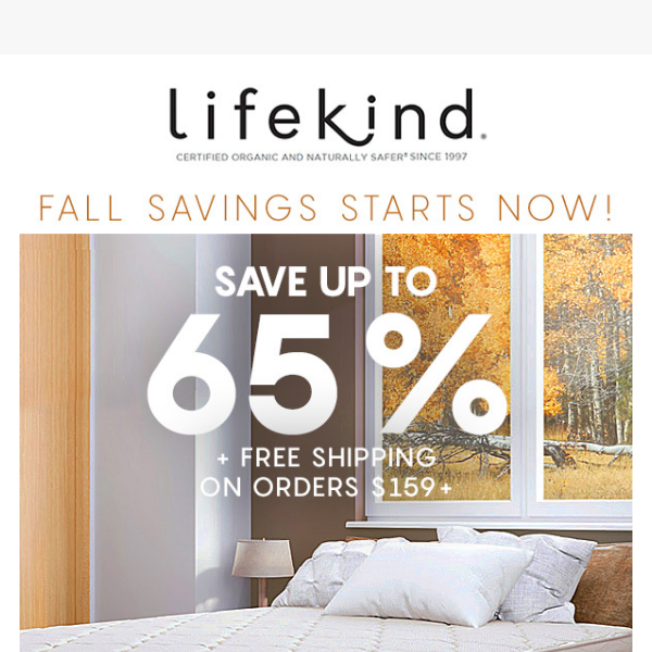 🍂 Save up to 65% in our Fall SALE!