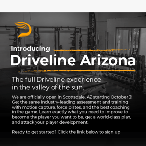 Our facility in Scottsdale, AZ opens next week