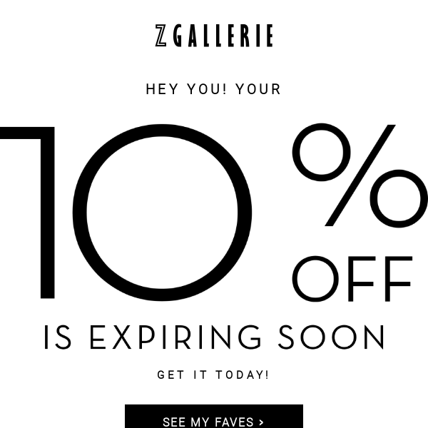 Take Advantage Of 10% Off Before It's Gone!