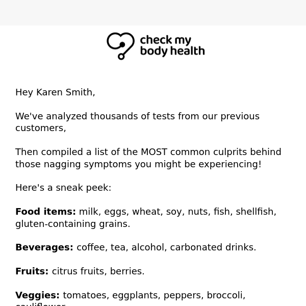 Most common food items that cause intolerances (eliminate these from your diet)