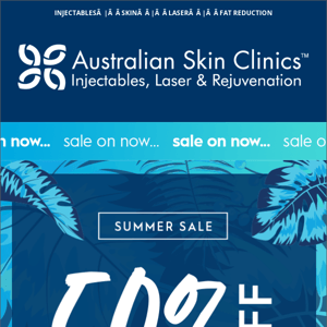 50% off your favourite laser treatments!