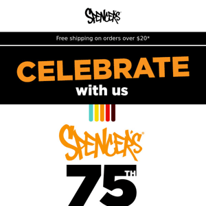 🎉  75 years of Spencer's!