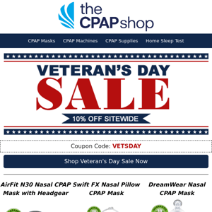 Veteran’s Day 10% Off Sitewide Savings + Machines Starting at $599—Coupon Inside