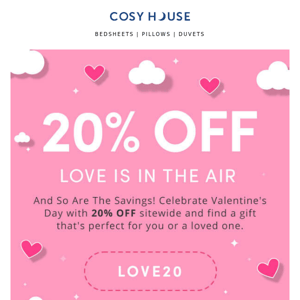 Share the Love - 20% OFF Savings Have Begun! 💕