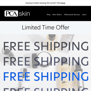 Don't Miss Out! Free Shipping Expires Today