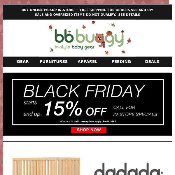 BB Buggy:  SHOP BLACK FRIDAY 😁 BIGGEST SALE OF THE YEAR