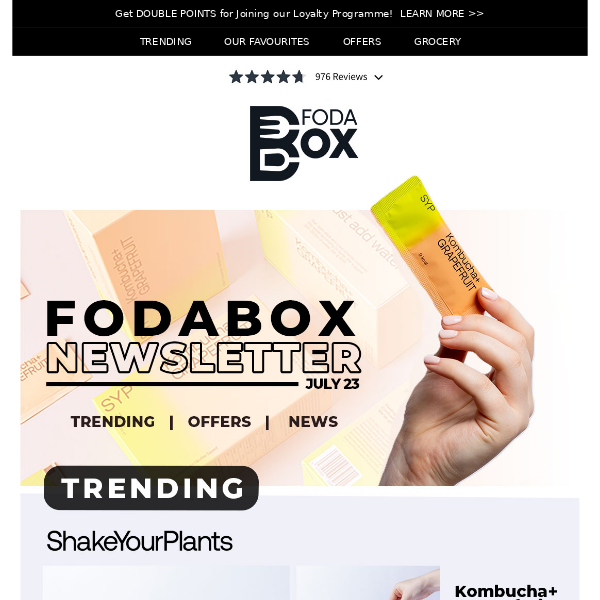 FodaBox Newsletter - Trending | Offers | News
