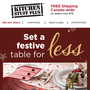 Set A Festive Table For Less