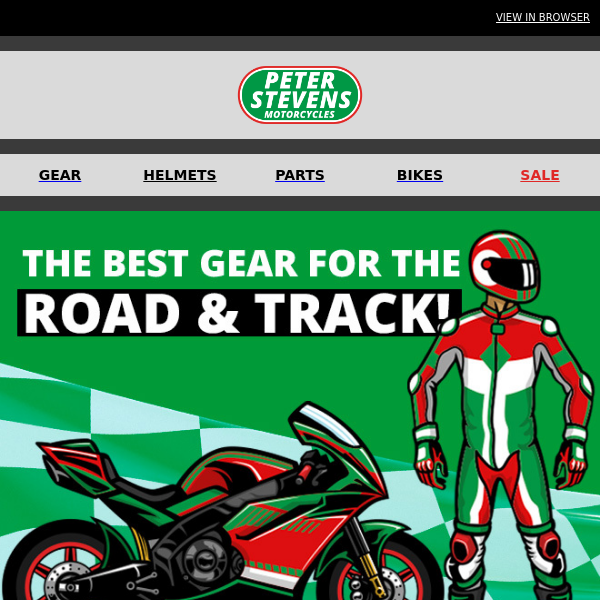 The BEST GEAR For The ROAD & TRACK! - Shop Now!!