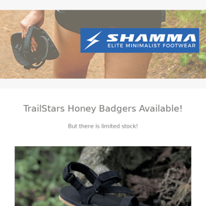 TrailStars Honey Badgers are Still Available!