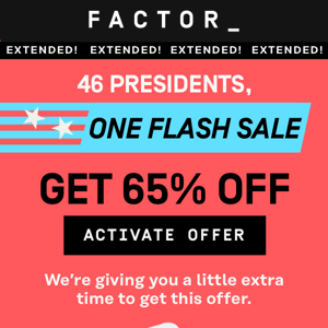 Factor 75™ - Get 50% Off - Plus 20% Off The Next 4 Boxes