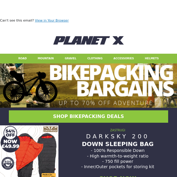 Up To 70% Off Bikepacking