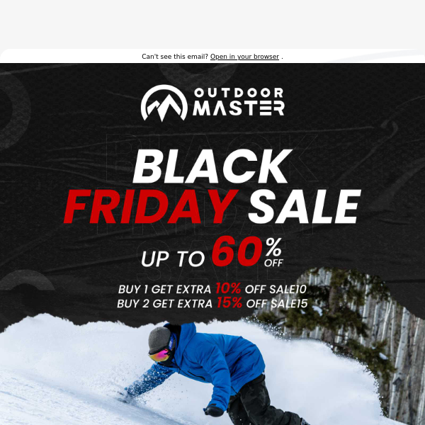 Black Friday Sale is here!