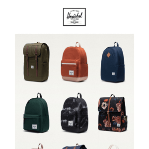 New Backpacks Are Here