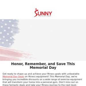 Shop and Save this Memorial Day Weekend!