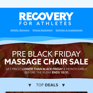 Pre Black Friday Sale: The Best Massage Chair Deals ALL YEAR