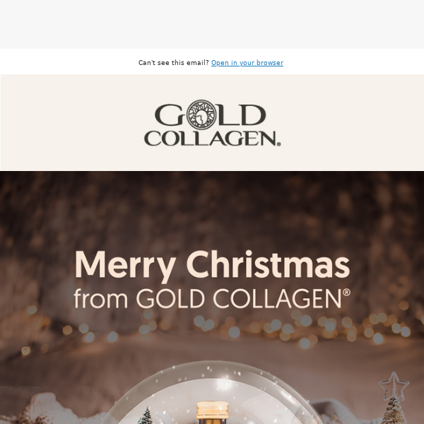 Gold Collagen® wishes you a golden Christmas and a radiant New Year!🎅💫❤️
