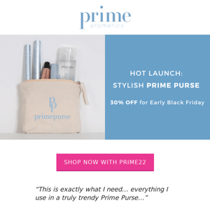 HOT Launch: Stylish Prime Purse (You wanted this)
