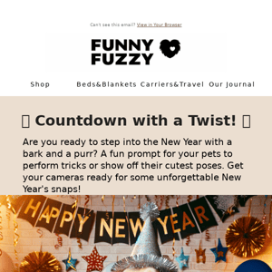 🎉 Unleash a Pawsome New Year with Our Tail-Wagging Countdown 🐾