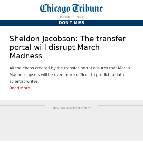 The transfer portal will disrupt March Madness