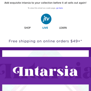 Intarsia is back...but not for long!