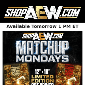 Matchup Monday Limited Prints - Omega Vs Moxley