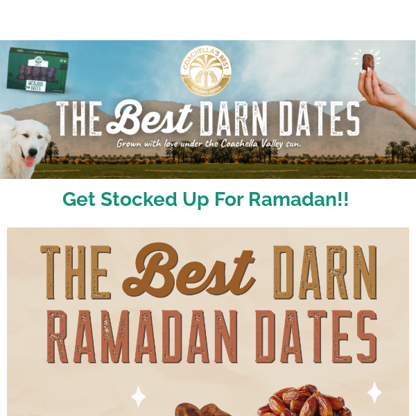 The Best Darn Ramadan Dates✨🌙