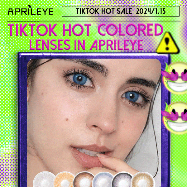 🔥Tiktok Hot Colored Lenses in Aprileye !💥 Don’t Miss Out on These Deals!👁️