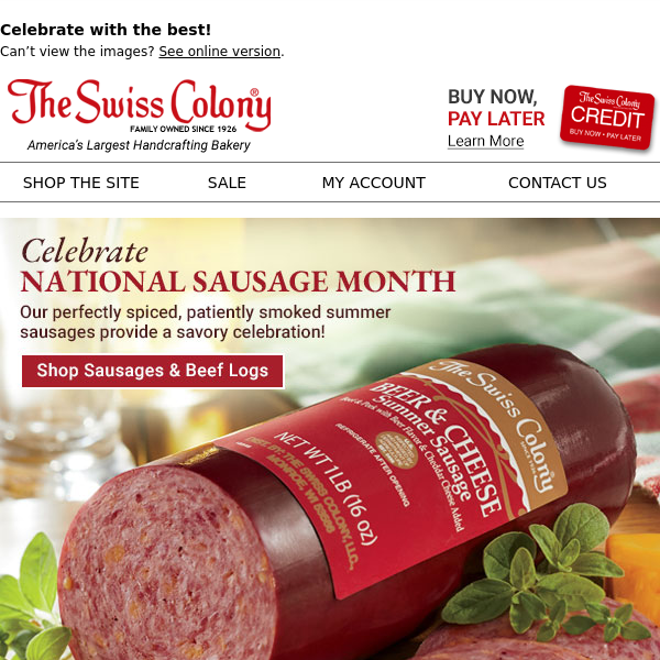 October Is National Sausage Month