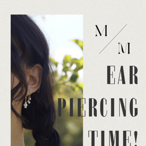 Free ear piercing this Saturday!