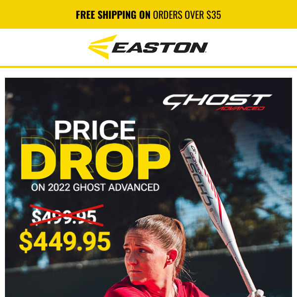 2022 Easton Ghost Advanced -10 Fastpitch Softball Bat
