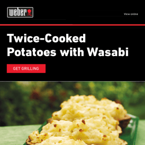 Spice Up Your Side: Twice Baked Potatoes with Wasabi!