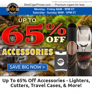 🧰 Up To 65% Off Cigar Accessories 🧰