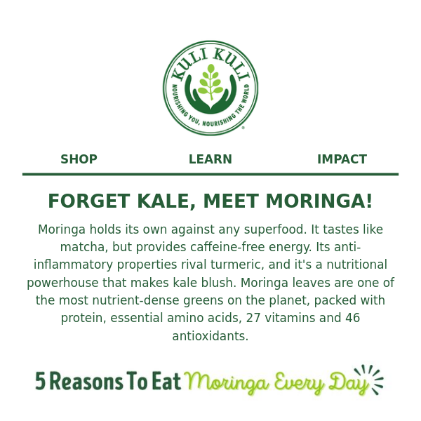 Discover The Benefits Of Moringa